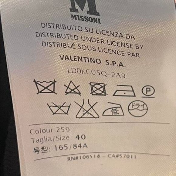 Missoni pink and black button up sweater - Picture 3 of 9